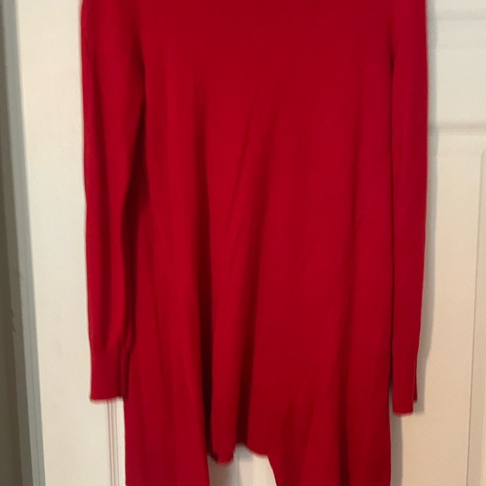 Red Tunic, light material and very stretchy.